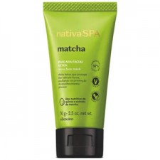 O Boticario mascara facial detox matcha  / Nativa Spa 70g
